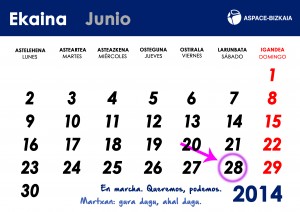 Diseño calendario Junio